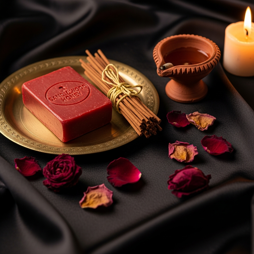 soap red sandal honey lifestyle